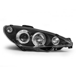 Yeux d'ange noirs Avant pour Peugeot 206 1998-2002 a 277,97 € LPPE02 chez CAROU TUNING