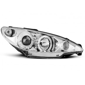 Yeux d'ange chrome avant pour Peugeot 206 2002 a 277,97 € LPPE07 chez CAROU TUNING