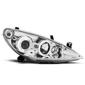Yeux d'ange chrome avant pour Peugeot 307 2004-2005 a 362,16 € LPPE09 chez CAROU TUNING