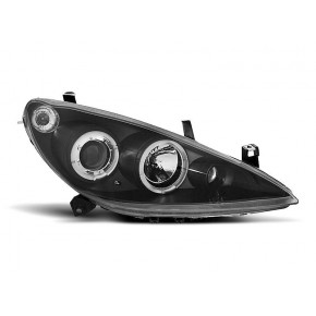Yeux d'ange noirs avant pour Peugeot 307 2004-2005 a 362,16 € LPPE10 chez CAROU TUNING