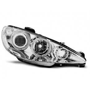 Yeux d'ange chrome avant pour Peugeot 206 2002 a 407,88 € LPPE26 chez CAROU TUNING
