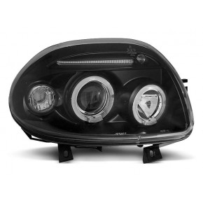 Yeux d'ange noirs avant pour Renault Clio II 09.98-05.01 a 291,19 € LPRE22 chez CAROU TUNING