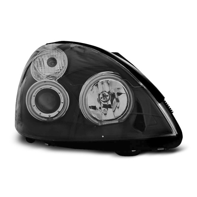 Yeux d'ange CCFL noir pour Renault Clio II 2001-2005 a 348,33 € LPRE32 chez CAROU TUNING