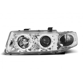  Phares Angel Eyes Chrome Avant pour Seat Leon/Toledo 04.99-08.04 à  335,10 €  Chez CAROU TUNING CONCEPT en GuadeloupePhares Angel Eyes Chrome Avant pour Seat Leon/Toledo 04.99-08.04