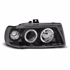  Phares Angel Eyes Noirs Avant pour Seat Ibiza/Cordoba/Polo 93-99 à  294,20 €  Chez CAROU TUNING CONCEPT en GuadeloupePhares Angel Eyes Noirs Avant pour Seat Ibiza/Cordoba/Polo 93-99