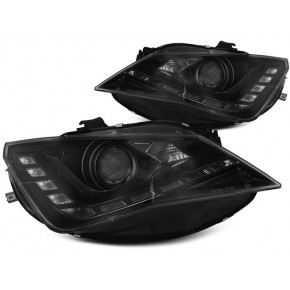 Phares DRL Noirs Avant pour Seat Ibiza 6J 2012-2015 a 651,45 € LPSE30 chez CAROU TUNING