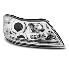 Phares De Jour Chrome Adaptés Pour Skoda Octavia 2009-2012 a 569,65 € LPSK22 chez CAROU TUNING