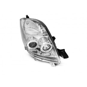 Yeux d'ange chrome avant pour Toyota Yaris 2006-2009 a 379,01 € LPTO03 chez CAROU TUNING