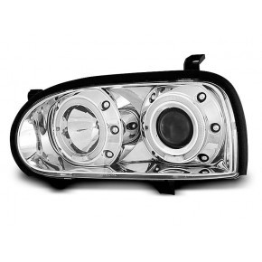 PHARES ANGEL EYES CHROME s'adaptent à VW GOLF 3 09.91-08.97 a 271,02 € LPVW03 chez CAROU TUNING