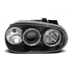Phares Angel Eyes Noirs Avant pour VW Golf 4 09.97-09.03 a 307,43 € LPVW07 chez CAROU TUNING