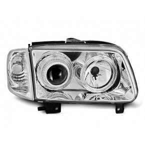 Phares Angel Eyes Chrome Avant pour VW Polo 6N2 10.99-10.01 a 317,06 € LPVW57 chez CAROU TUNING