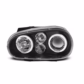  Phares Angel Eyes Noirs Avant pour VW Golf 4 09.97-09.03 à  283,37 €  Chez CAROU TUNING CONCEPT en GuadeloupePhares Angel Eyes Noirs Avant pour VW Golf 4 09.97-09.03