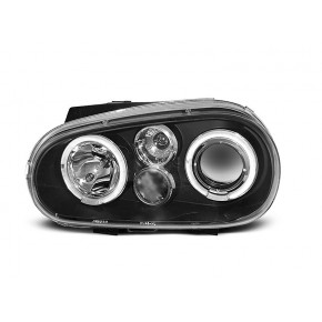 Phares Angel Eyes Noirs Avant pour VW Golf 4 09.97-09.03 a 283,37 € LPVW60 chez CAROU TUNING