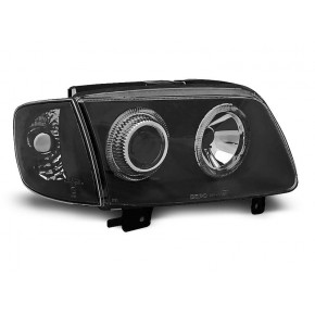 Phares Angel Eyes Noirs Avant pour VW Polo 6N2 10.99-10.01 a 370,58 € LPVW63 chez CAROU TUNING