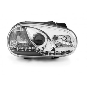  Phares De Jour Chromés Avant Pour VW Golf 4 09.97-09.00 à  430,13 €  Chez CAROU TUNING CONCEPT en GuadeloupePhares De Jour Chromés Avant Pour VW Golf 4 09.97-09.00