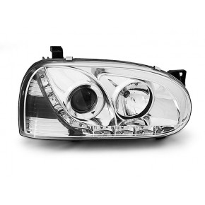 PHARES DE JOUR CHROME s'adaptent à VW GOLF 3 91-97 a 392,98 € LPVW94 chez CAROU TUNING