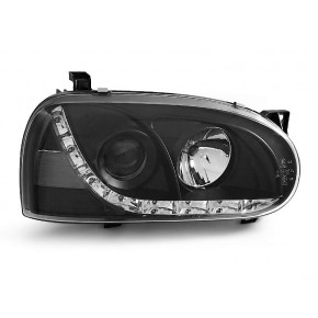 PHARES DE JOUR NOIRS s'adaptent au VW GOLF 3 91-97 a 392,98 € LPVW95 chez CAROU TUNING