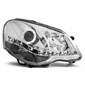 Phares de jour chrome pour VW Polo 9N3 2004-2009 a 471,03 € LPVWA5 chez CAROU TUNING