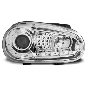 Phares De Jour Chrome Avant pour VW Golf 4 09.97-09.03 a 457,79 € LPVWB1 chez CAROU TUNING
