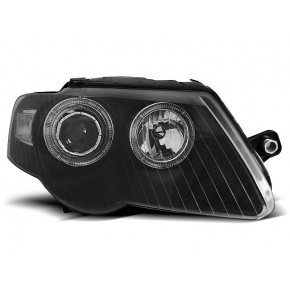  Phares Angel Eyes Noirs Avant pour VW Passat B6 3C 2003-2010 à  404,27 €  Chez CAROU TUNING CONCEPT en GuadeloupePhares Angel Eyes Noirs Avant pour VW Passat B6 3C 2003-2010