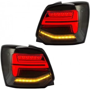 Feux arrière LED pour VW Polo 6C/6R fond noir a 449,00 € chez CAROU TUNING