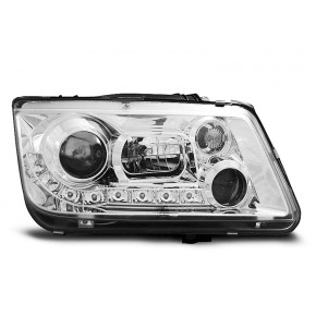 Phares De Jour Chrome Avant Pour VW Bora 1998-2005 a 348,33 € LPVWE8 chez CAROU TUNING
