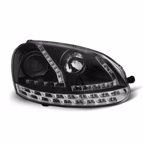  Phares de Jour Noirs Avant pour VW Golf 5 2003-2008 à  795,21 €  Chez CAROU TUNING CONCEPT en GuadeloupePhares de Jour Noirs Avant pour VW Golf 5 2003-2008