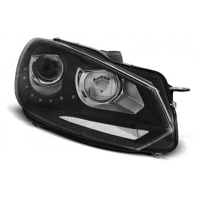 Phares DRL Noirs pour VW Golf 6 10.08-12 a 671,91 € LPVWG3 chez CAROU TUNING