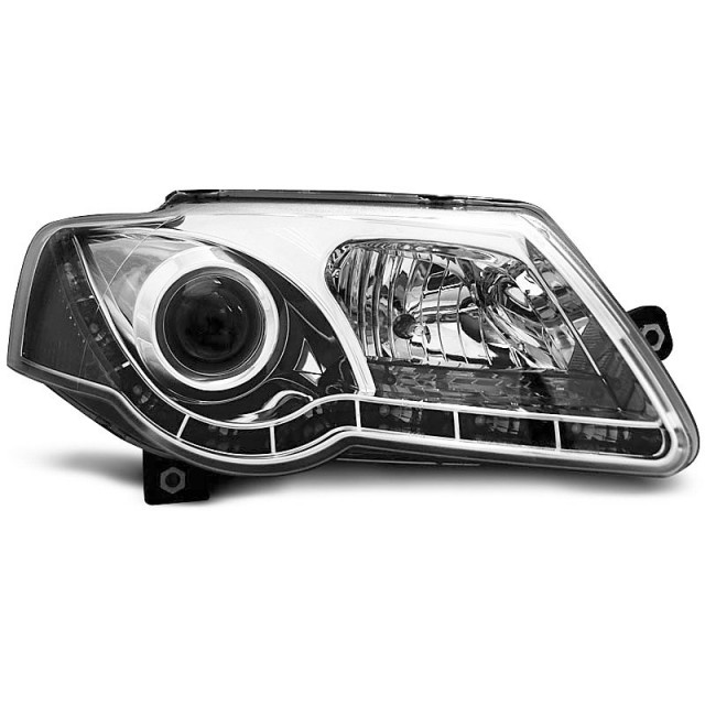 Phares Vrais DRL Chrome Avant pour VW Passat B6 3C 2003-2010 a 623,80 € LPVWJ6 chez CAROU TUNING