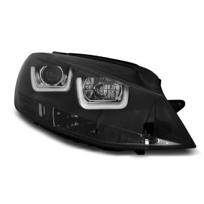 Phares U-LED Noirs Avant pour VW Golf 7 2011-2017 a 623,80 € LPVWK6 chez CAROU TUNING
