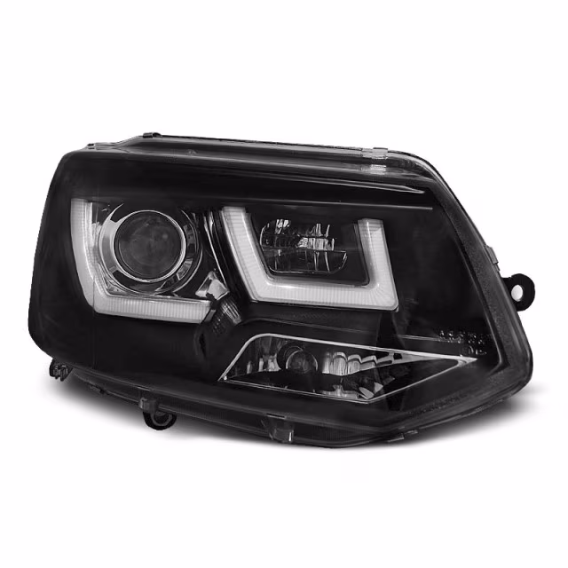 Phares U-LED Noirs Avant pour VW T5 2010-2015 a 623,80 € LPVWL2 chez CAROU TUNING
