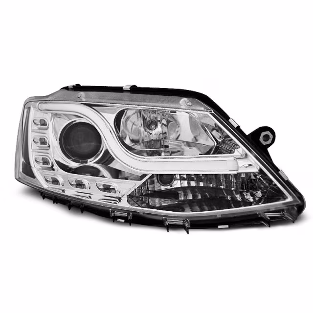 Phare Tube Lumière DRL Chrome Avant pour VW Jetta VI 2011-2018 a 763,32 € LPVWL4 chez CAROU TUNING