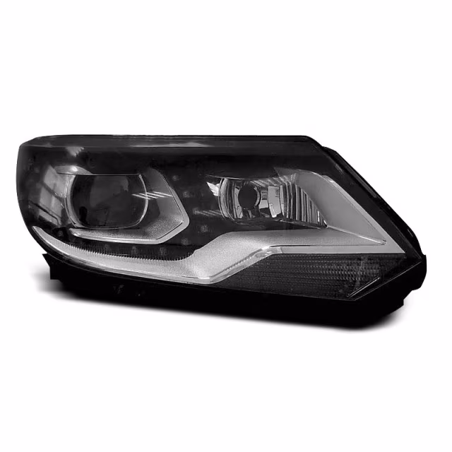 Phares Vrais DRL Noirs Avant pour VW Tiguan 2011 - 12.2015 a 741,08 € LPVWM0 chez CAROU TUNING