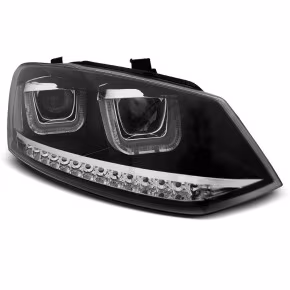  Phares U-LED Noirs Avant pour VW Polo 6R 2009-2014 à  623,80 €  Chez CAROU TUNING CONCEPT en GuadeloupePhares U-LED Noirs Avant pour VW Polo 6R 2009-2014