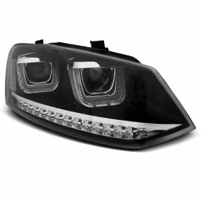  Phares U-LED Noirs Séquentiels pour VW Polo 6R 09-03.14 à  651,45 €  Chez CAROU TUNING CONCEPT en GuadeloupePhares U-LED Noirs Séquentiels pour VW Polo 6R 09-03.14