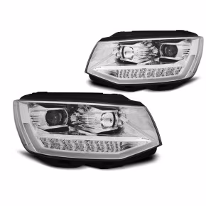  Phare Tube Lumière DRL Chrome Avant pour VW T6 2015-2019 à  588,30 €  Chez CAROU TUNING CONCEPT en GuadeloupePhare Tube Lumière DRL Chrome Avant pour VW T6 2015-2019