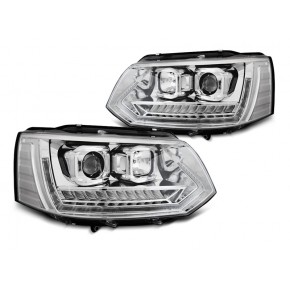 Phares Tube Lumière DRL Chrome Séquentiel pour VW T5 2010-2015 a 784,97 € LPVWS5 chez CAROU TUNING
