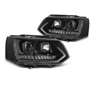 Phares Tube Lumière DRL Noir pour VW T5 2010-2015 a 784,97 € LPVWS6 chez CAROU TUNING
