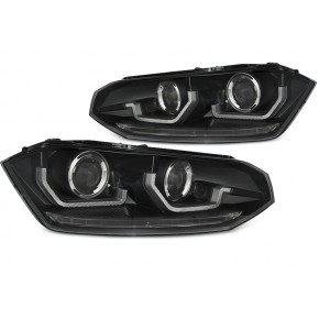 Phare LED Noir Avant pour VW Polo VI 2017-2021 a 528,77 € LPVWT0 chez CAROU TUNING