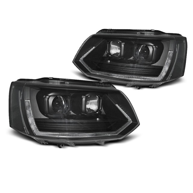 Phare Tube Lumineux T6 Noir pour VW T5 2010-2015 a 733,25 € LPVWT2 chez CAROU TUNING