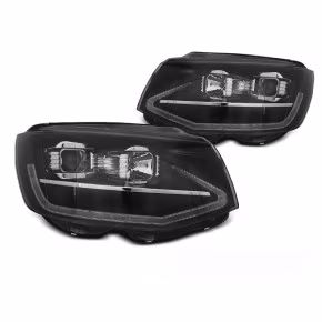  Tube De Phare Noir DRL Seq Pour VW T6 2015-2019 à  899,25 €  Chez CAROU TUNING CONCEPT en GuadeloupeTube De Phare Noir DRL Seq Pour VW T6 2015-2019