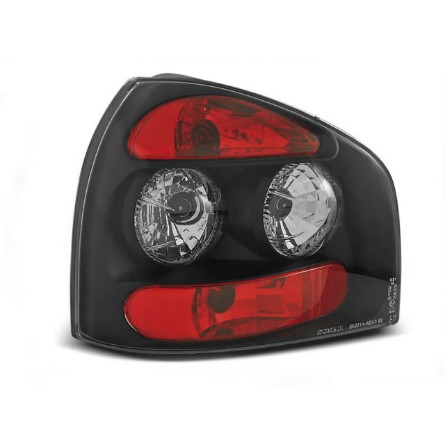Feux Arrière Noirs pour Audi A3 8L 1996-2000 a 167,30 € LTAU06 chez CAROU TUNING