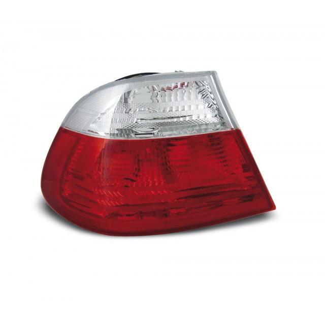 Feux Arrière Rouges et Blancs pour BMW E46 Coupe 04.99-03.03 a 122,19 € LTBM28 chez CAROU TUNING