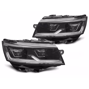  Feux de Phare LED Noir DRL pour VW T6.1 2020-2024 à  1 240,26 €  Chez CAROU TUNING CONCEPT en GuadeloupeFeux de Phare LED Noir DRL pour VW T6.1 2020-2024
