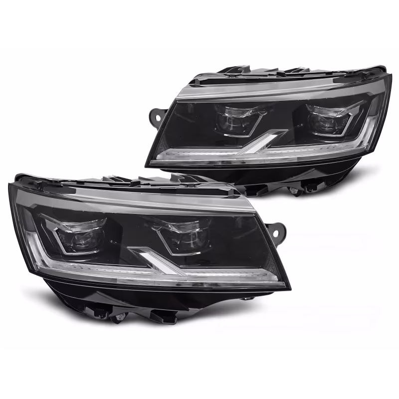 Feux de Phare LED Noir DRL pour VW T6.1 2020-2024 a 1 240,26 € LPVWX9 chez CAROU TUNING