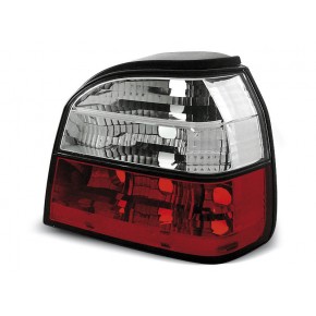 Feux Arrière Rouges et Blancs pour VW Golf 3 09.91-08.97 a 116,77 € LTVW53 chez CAROU TUNING