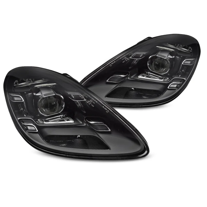 Phare LED Noir Avant pour Porsche Boxster Cayman 718 2016- a 2 749,88 € LPPO14 chez CAROU TUNING
