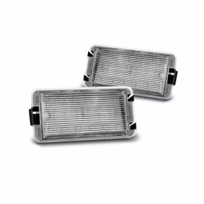 Lumières de plaque d'immatriculation arrière pour SEAT IBIZA CORDOBA LEON ALTEA AROSA TOLEDO a 54,83 € PRSE01 chez CAROU TUNING