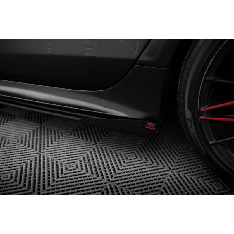 Street Pro Side Skirts Diffusers + Flaps Audi A7 RS7 Look C7 a 482,39 € uniw-AUA7C7RS7LOOKCNC-SD1B+SF1G*19842 chez CAROU TUNING