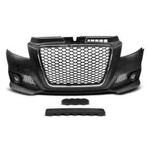 Bavette Avant Sport Chrome Noir pour Audi A3 2008-2012 a 1 050,76 € ZPAU09 chez CAROU TUNING